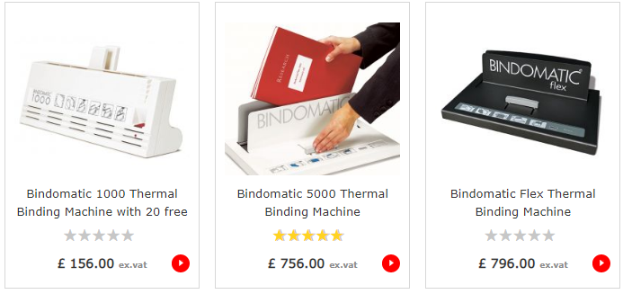 bindomatic thermal binding machine